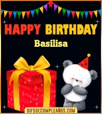 GIF Happy Birthday Basilisa